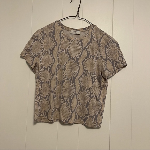 COPY - Babaton snake skin pattern tee - Picture 2 of 2